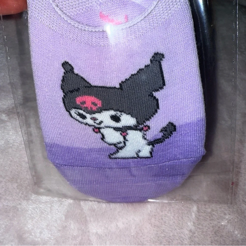 Sanrio characters Socks 4 Pairs Sz 5-6 Multicolor Lightweight No Show Socks New